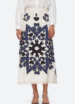 Sea New York Kaia Skirt Navy Store