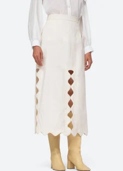 Sea New York Leona Skirt Cream Outlet