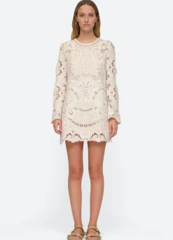Sea New York Lysa Dress Cream New