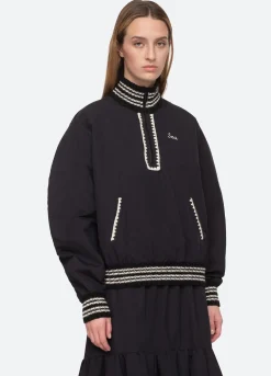 Sea New York Macie Windbreaker Black Cheap