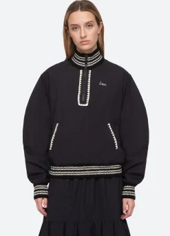 Sea New York Macie Windbreaker Black Cheap