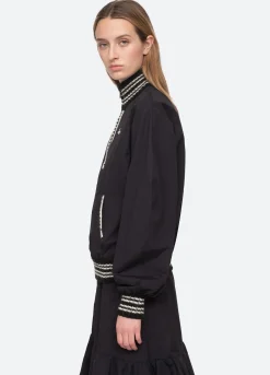 Sea New York Macie Windbreaker Black Cheap