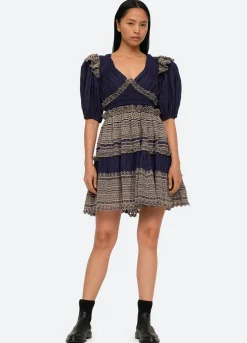 Sea New York Marley S/S Dress Navy Flash Sale