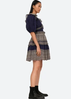 Sea New York Marley S/S Dress Navy Flash Sale