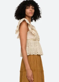 Sea New York Marley V-Neck Top Cheap