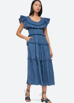 Sea New York Micah Dress Ocean Cheap