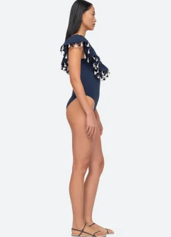 Sea New York Nautical One Piece Navy Hot