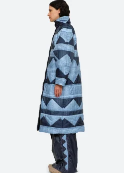 Sea New York Palmer Coat Multi Clearance