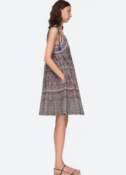 Sea New York Parker Mini Dress Lilac New