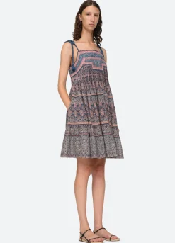 Sea New York Parker Mini Dress Lilac New