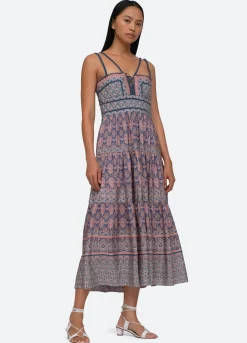 Sea New York Parker Slip Dress Lilac Fashion