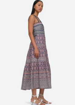 Sea New York Parker Slip Dress Lilac Fashion
