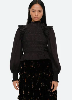Sea New York Pasha Top Black Flash Sale