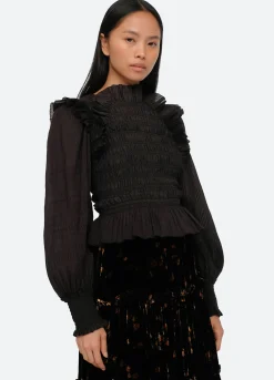 Sea New York Pasha Top Black Flash Sale