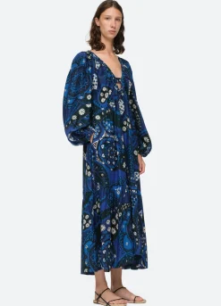 Sea New York Patty L/S Dress Navy Cheap