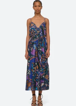 Sea New York Patty Slip Dress Multi Cheap