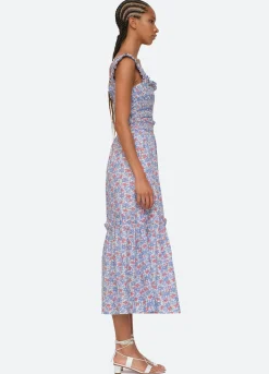 Sea New York Peggy Smocked Dress Discount