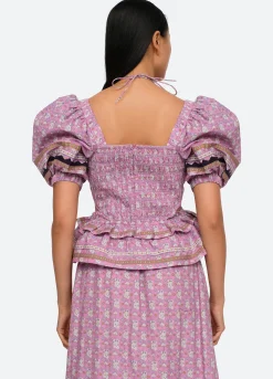 Sea New York Perry Cutout Top Lilac Discount