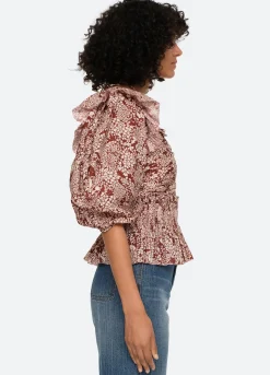 Sea New York Priya Top Merlot Store