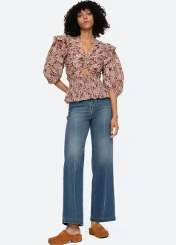 Sea New York Priya Top Merlot Store