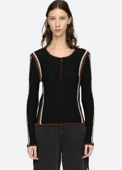 Sea New York Riva L/S Top Flash Sale