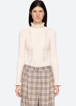 Sea New York Riva Turtle Neck Top Cheap