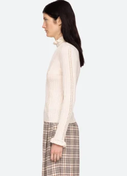 Sea New York Riva Turtle Neck Top Cheap
