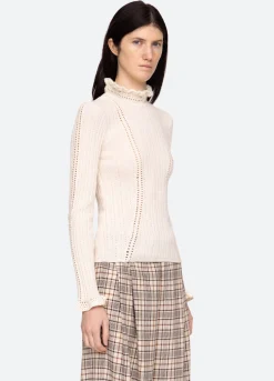 Sea New York Riva Turtle Neck Top Cheap