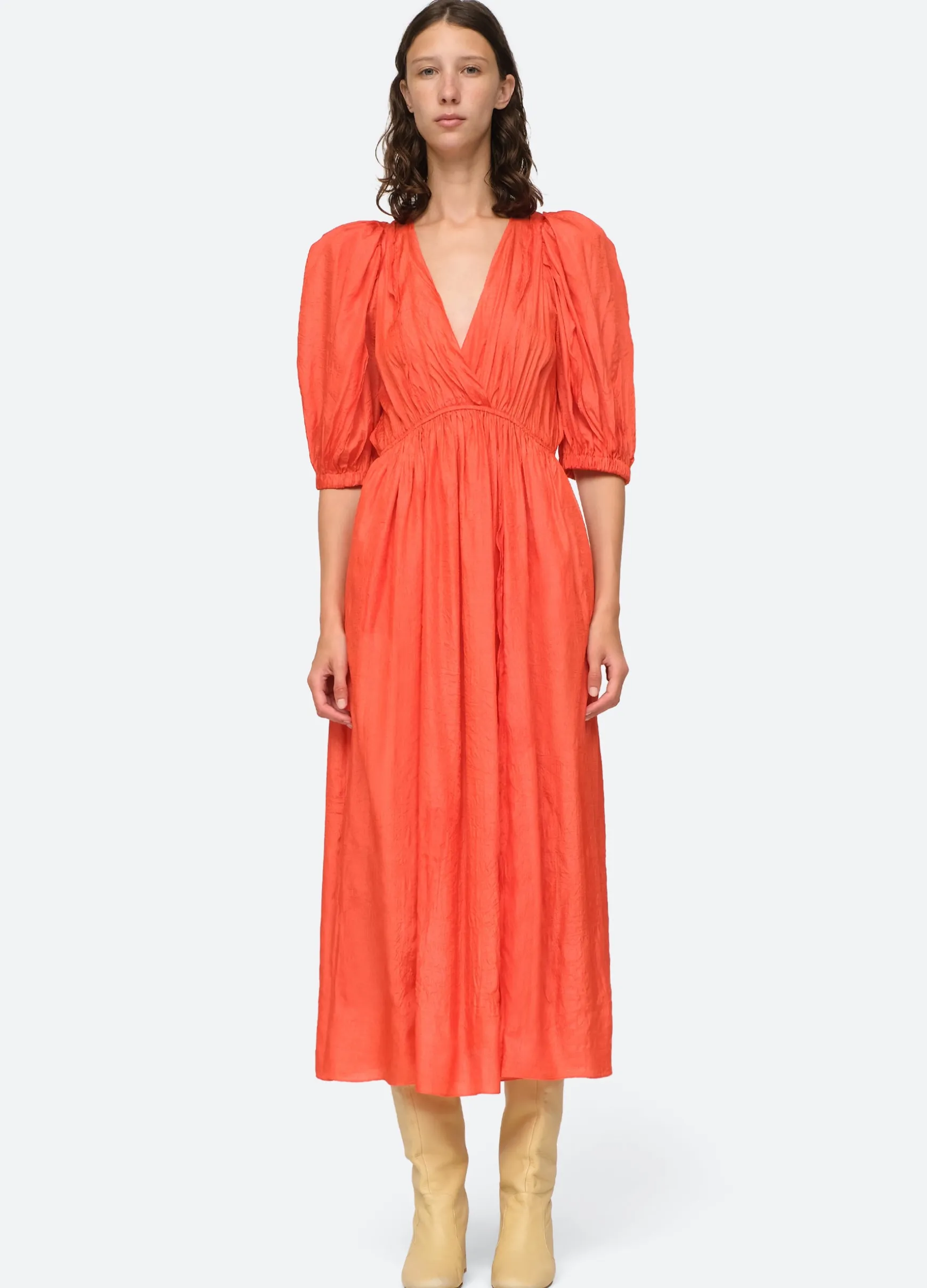 Sea New York Roberta Dress Red Outlet