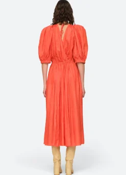 Sea New York Roberta Dress Red Outlet