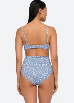 Sea New York Sadie Bikini Top Blue Outlet