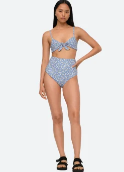 Sea New York Sadie Bikini Top Blue Outlet