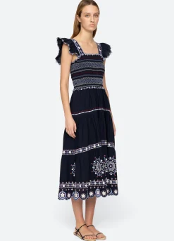 Sea New York Shaina Dress Navy Outlet