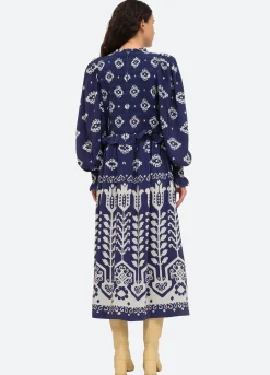 Sea New York Sonia L/S Dress Navy Hot