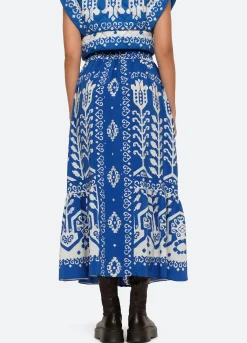 Sea New York Sonia Skirt Blue Clearance
