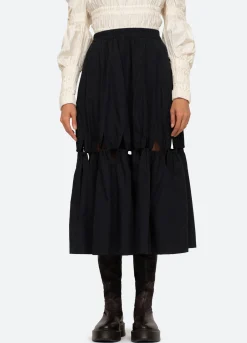 Sea New York Steph Skirt Black Cheap