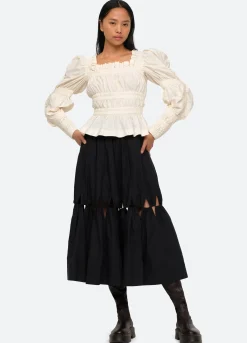 Sea New York Steph Skirt Black Cheap