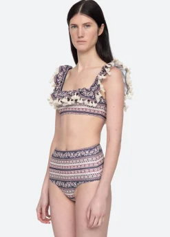 Sea New York Suzie Bikini Top Multi Hot