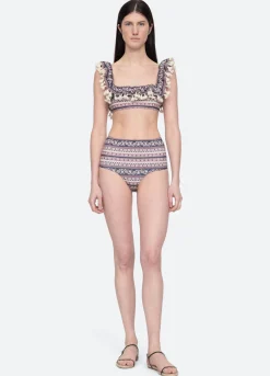 Sea New York Suzie Bikini Top Multi Hot
