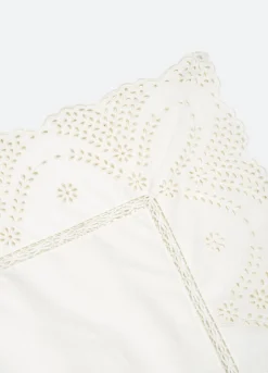 Sea New York Vienne Eyelet Tablecloth White Best Sale