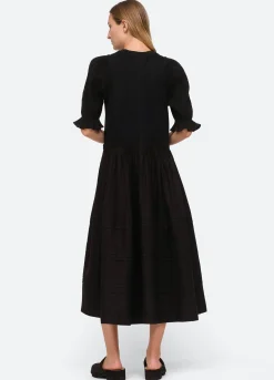 Sea New York Willa Puff Slv Dress Outlet