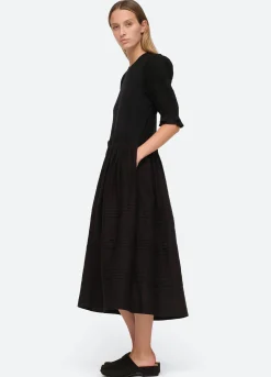 Sea New York Willa Puff Slv Dress Outlet