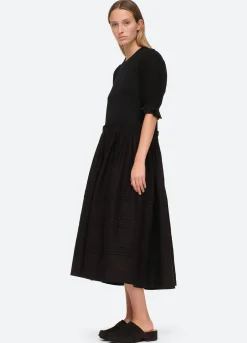 Sea New York Willa Puff Slv Dress Outlet