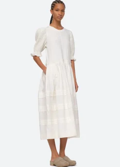 Sea New York Willa Puff Slv Dress Outlet