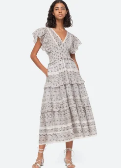 Sea New York Yvonne Dress Lilac Online